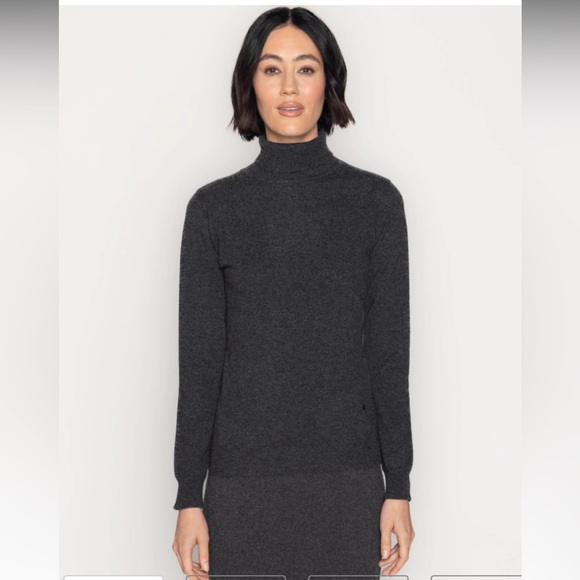 Black Goat Sweaters - Black Goat Classic Kohl Turtleneck Size M